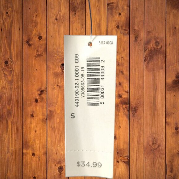 Old Navy Women's Small Button Front Blue Sleeveless Ruffle Accent Blouse NEW - Picture 4 of 5